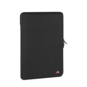 RIVACASE Custodia Antishock per Laptop 15,6’’ Zip Verticale Nero