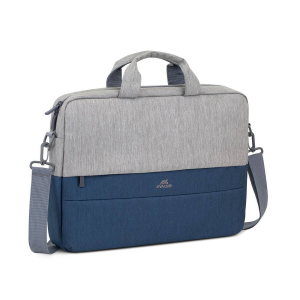 RIVACASE Borsa antifurto per Notebook da 15." Grigio /Blu