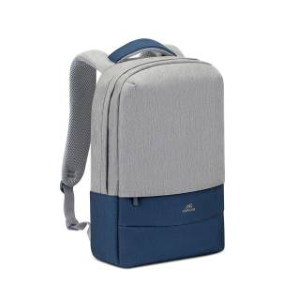 RIVACASE ZAINO ANTIFURTO PER NOTEBOOK 15.6 GRIGIO/BLU