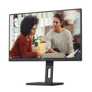 AOC Essential-line Q27E3UMF - Monitor a LED - 27" - 2560 x 1440 QHD @ 75 Hz - VA - 300 cd/m² - 4000:1 - 4 ms - HDMI, DisplayPort - altoparlanti - nero