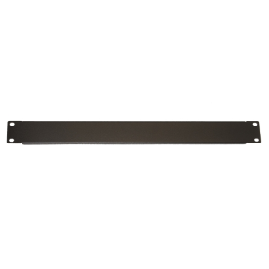 LINK PANNELLO CIECO 1 UNITA' PER ARMADI RACK 19" NERO VITI INCLUSE