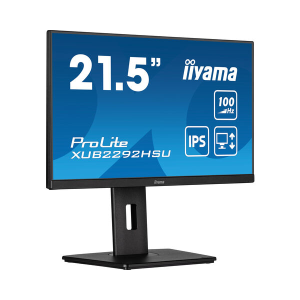 iiyama ProLite XUB2292HSU-B6 - Monitor a LED - 22" (21.5" visualizzabile) - 1920 x 1080 Full HD (1080p) @ 100 Hz - IPS - 250 cd/m² - 1000:1 - 0.4 ms - HDMI, DisplayPort - altoparlanti - nero opaco