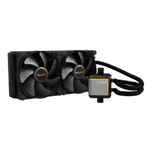 BE QUIET! DISSIPATORE A LIQUIDO SILENT LOOP 2 280MM ALL IN ONE, 2 X 140MM PWM FAN, FOR INTEL SOCKET: 1200/2066/115X/2011(-3) SQUARE ILM, FOR AMD SOCKET: AMD: AM4/AM3(+)