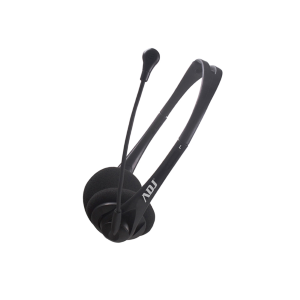 CUFFIA C/MICROFONO USB BK AGILE ADJ