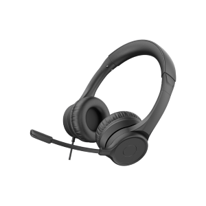 ADJ CUFFIA C/MICROFONO USB RING BK CON CONTROLLER VOLUME SU CAVO