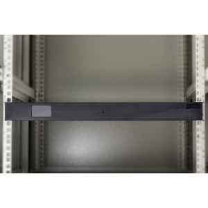 LINK COPERTURA 19" PER ARMADI RACK 6U NERO CON PARTI 1U STACCABILI INSTALLAZIONE CON CLIP