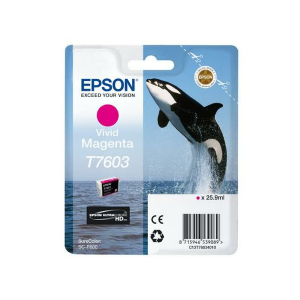 Epson T7603 - 25.9 ml - magenta Vivid - originale - blister - cartuccia d'inchiostro - per SureColor SC-P600
