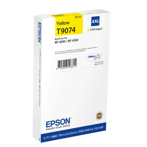 Epson T9074 - 69 ml - misura XXL - giallo - originale - cartuccia d'inchiostro - per WorkForce Pro WF-6090, WF-6590