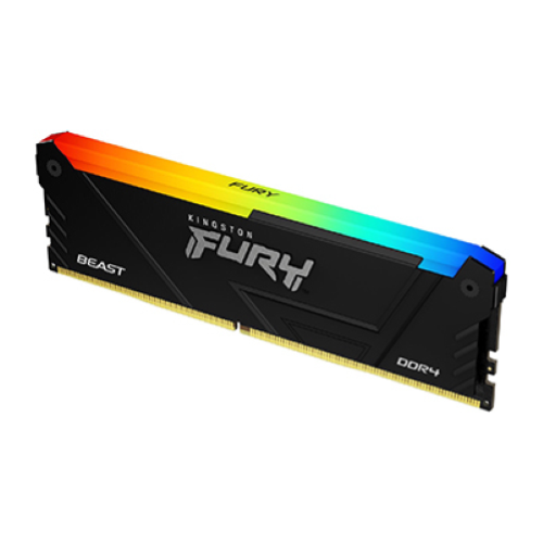 Kingston FURY Beast RGB - DDR4 - modulo - 32 GB - DIMM 288-PIN - 3600 MT/s / PC4-28800 - CL18 - 1.35 V - senza buffer - non ECC - nero