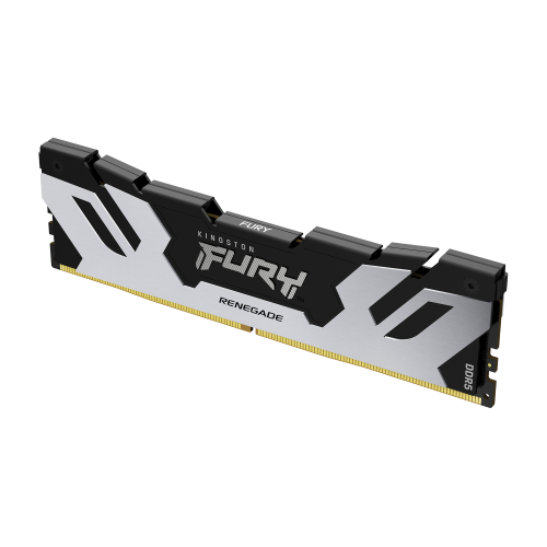 Kingston FURY Renegade - DDR5 - modulo - 24 GB: 1 x 24 GB - DIMM 288-PIN - 7200 MT/s / PC5-57600 - CL38 - 1.1 V - senza buffer - on-die ECC - nero, argento