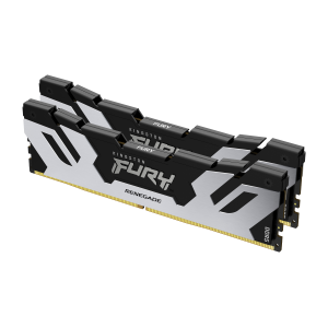 Kingston FURY Renegade Silver - DDR5 - kit - 32 GB: 2 x 16 GB - DIMM 288-PIN - 3200 MHz / PC5-51200 - CL32 - 1.4 V - senza buffer - on-die ECC
