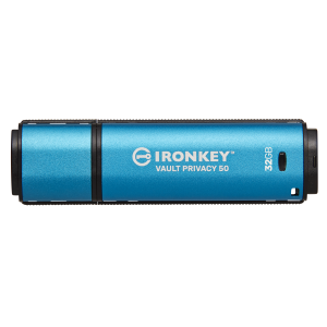 Kingston IronKey Vault Privacy 50 Series - Chiavetta USB - crittografato - 32 GB - USB 3.2 Gen 1 - Compatibile TAA