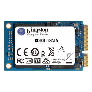 Kingston KC600 - SSD - crittografato - 512 GB - interno - mSATA - SATA 6Gb/s - 256 bit AES - TCG Opal Encryption, Self-Encrypting Drive (SED)