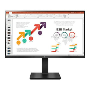 LG ELECTRONICS LG 27BP45YP-B - Monitor a LED - 27" - 1920 x 1080 Full HD (1080p) @ 75 Hz - IPS - 250 cd/m² - 1000:1 - 5 ms - HDMI, VGA, DisplayPort - nero opaco