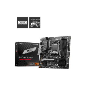 MSI MICROSTAR MB MSI PRO B650M-P AM5 4D5 4S3 2M.2 3PCIE HD/DP/D-SUB MATX