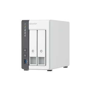 QNAP TS-216G - Server NAS - 2 alloggiamenti - SATA 6Gb/s - RAID JBOD, 0, 1 - RAM 4 GB - 2.5 Gigabit Ethernet - iSCSI supporto