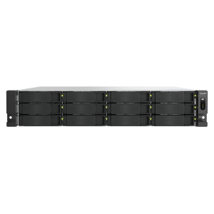 QNAP TS-H1277AXU-RP - Server NAS - 12 alloggiamenti - montabile in rack - SATA 6Gb/s - RAID 0, 1, 5, 6, 10, 50, 60, JBOD - RAM 16 GB - 2.5 Gigabit Ethernet / 10 Gigabit Ethernet - iSCSI supporto - 2U