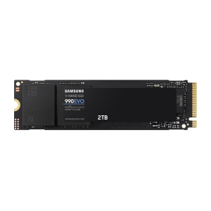 Samsung 990 EVO MZ-V9E2T0BW - SSD - crittografato - 2 TB - interno - M.2 2280 - PCIe 5.0 x2 (NVMe) - 256 bit AES - TCG Opal Encryption 2.0