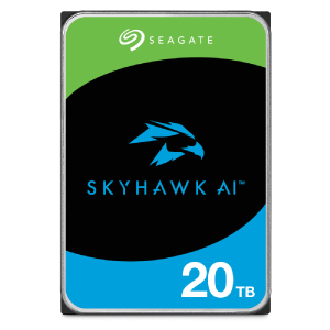 Seagate SkyHawk AI ST12000VE003 - HDD - 12 TB - interno - 3.5" - SATA 6Gb/s - buffer: 512 MB - con 3 anni Seagate Recupero dei dati di salvataggio
