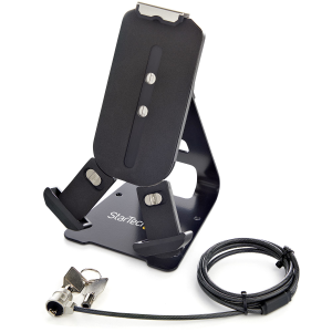 StarTech.com Supporto per tablet da tavolo - Supporto con sistema di bloccaggio K-Slot per tablet da 7.9"- 13" - Porta ipad regolabile universale da scrivania - Sostegno antifurto (SECTBLTDT) - Supporto notebook / tablet - desktop - 7.9" - 13" - nero