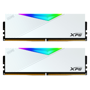MEM DDR5 ADATA XPG LANCER RGB 32GB KIT (2x16GB) 6400MHz WHITE