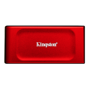 Kingston XS1000 - SSD - 1 TB - esterno (portatile) - USB 3.2 Gen 2 (USB-C connettore) - rosso