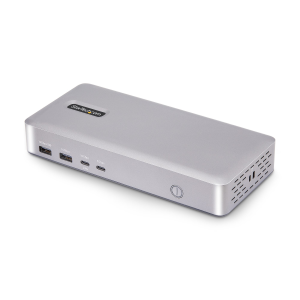 StarTech.com USB4 Docking Station, USB-C 40Gbps, Dual Video HDMI, Up to 2x 4K 60Hz 4:4:4 (RGB) or 2x 4K 120Hz 4:2:2, Multi-Monitor Dock, 6x USB, 2.5GbE, 100W PD - Docking station - USB4 / Thunderbolt 4 - 2 x HDMI - 1GbE, 2.5GbE - 180 Watt
