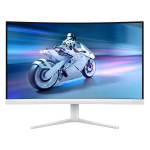 Philips Evnia 5000 27M2C5201L - Monitor a LED - gaming - curvato - 27" - 1920 x 1080 Full HD (1080p) @ 180 Hz - Fast VA - 3000:1 - HDR10 - 0.5 ms - 2xHDMI, DisplayPort - bianco