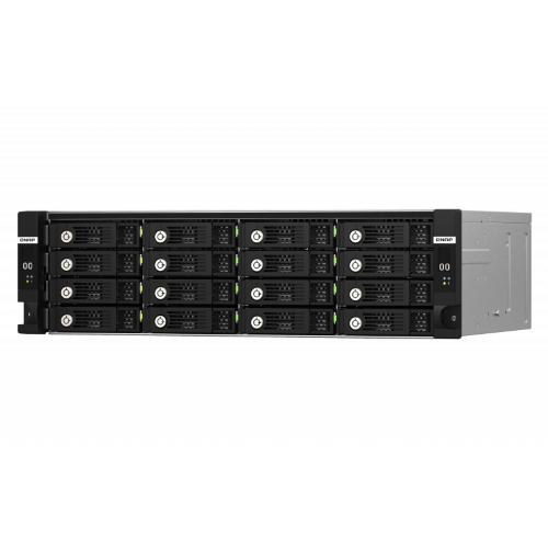 QNAP TL-R1620Sdc - Array unit? disco rigido - 16 alloggiamenti (SATA-600 / SAS-3) - SAS 12Gb/s (esterna) - montabile in rack - 3U
