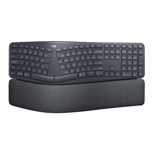 Logitech Ergo Series ERGO K860 for Business - Tastiera - full size - senza fili - 2.4 GHz, Bluetooth 5.0 LE - QWERTY - italiana - grafite