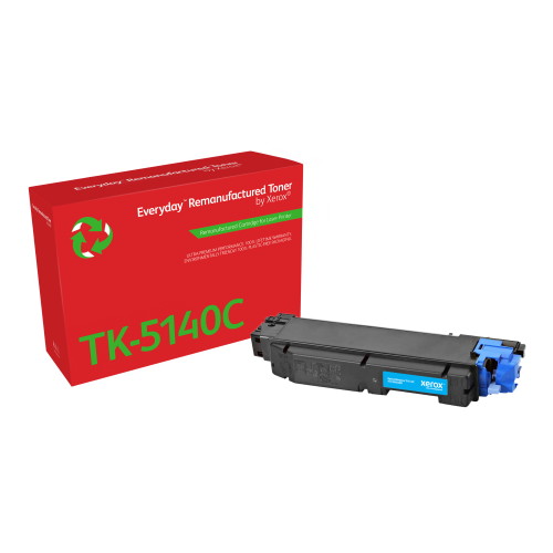 Xerox Everyday - Ciano - compatibile - scatola - ricondizionato - cartuccia toner (alternativa per: Kyocera TK-5140C) - programma di restituzione Green World Alliance