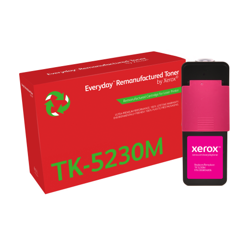 Xerox Everyday - Magenta - compatibile - scatola - ricondizionato - cartuccia toner (alternativa per: Kyocera TK-5230M) - programma di restituzione Green World Alliance