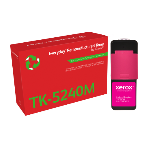 Xerox Everyday - Magenta - compatibile - scatola - ricondizionato - cartuccia toner (alternativa per: Kyocera TK-5240M) - programma di restituzione Green World Alliance