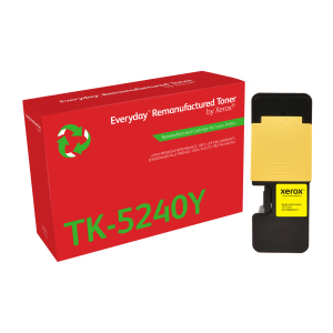 Xerox Everyday - Giallo - compatibile - scatola - ricondizionato - cartuccia toner (alternativa per: Kyocera TK-5240Y) - programma di restituzione Green World Alliance