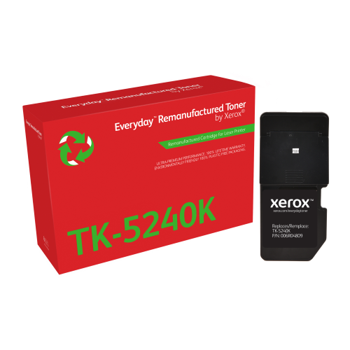 Xerox Everyday - Nero - compatibile - scatola - ricondizionato - cartuccia toner (alternativa per: Kyocera TK-5240K) - programma di restituzione Green World Alliance