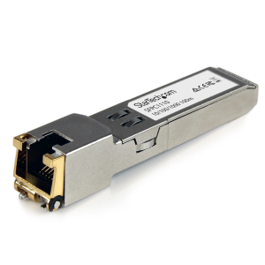StarTech.com Cisco SFP-GE-T Compatibile - Modulo ricetrasmettitore SFP - 1000BASE-T (SFPC1110) - Modulo transceiver SFP (mini-GBIC) - 1GbE - 1000Base-TX - RJ-45 - fino a 100 m - per P/N: MCM1110SFP