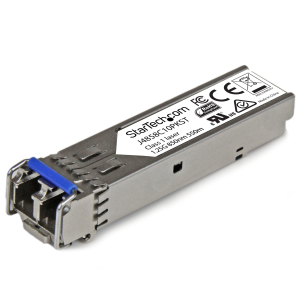 StarTech.com Modulo Ricetrasmettitore Transceiver SFP in fibra - Compatabile HP J4858C - MM LC con DDM - 550 m - 10 unità - Modulo transceiver SFP (mini-GBIC) (equivalente a: HP J4858C) - 1GbE - 1000Base-SX - LC multi-mode - fino a 550 m - 850 nm (pa