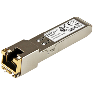 StarTech.com Modulo Ricetrasmettitore SFP RJ45 in rame - Compatibile HP JD089B- 100m - 1310nm - Modulo transceiver SFP (mini-GBIC) (equivalente a: HP JD089B) - 1GbE - 1000Base-T - RJ-45 - fino a 100 m