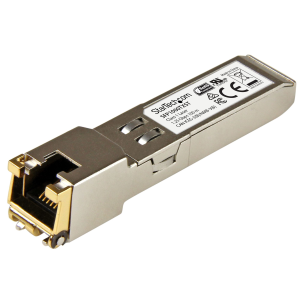 StarTech.com Modulo Ricetrasmettitore in Rame SFP+ RJ45 Gigabit Conforme MSA - 1000Base-TX - 100m - Modulo transceiver SFP (mini-GBIC) - 1GbE - 1000Base-TX - RJ-45 - fino a 100 m