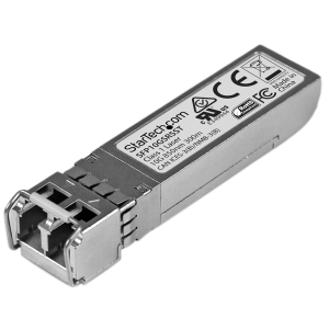 StarTech.com Modulo Ricetrasmettitore SFP+ 10 Gigabit Fibre - Compatibile Cisco SFP-10G-SR-S - MM LC con DDM - 300 m - Modulo transceiver SFP+ (equivalente a: Cisco SFP-10G-SR-S) - 10GbE - 10GBase-SR - LC multi-mode - fino a 300 m - 850 nm
