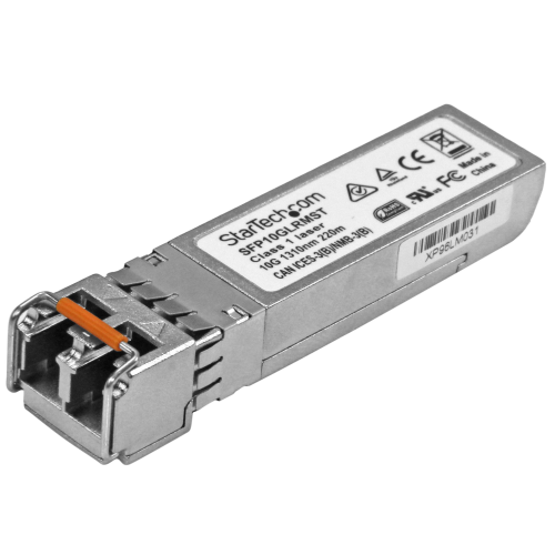 Startech Modulo ricetrasmettitore SFP+ in fibra 10 Gigabit - Compatibile con Cisco SFP-10G-LRM - MM LC 220m - Modulo transceiver SFP+ (equivalente a: Cisco SFP-10G-LRM) - 10GbE - 10GBase-LRM - LC multi-mode - fino a 220 m - 1310 nm