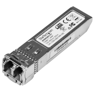 StarTech.com Modulo Ricetrasmettitore in fibra SFP+ 10 Gigabit compatibile HP 455883-B21 - MM LC con DDM - 300m - Modulo transceiver SFP+ (equivalente a: HP 455883-B21) - 10GbE - 10GBase-SR - LC multi-mode - fino a 300 m