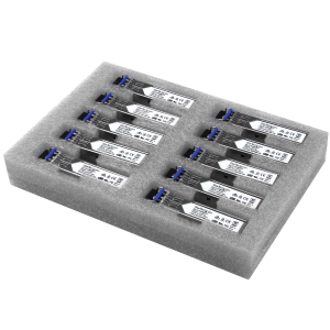 StarTech.com Modulo Ricetrasmettitore SFP in Fibra Gigabit - Compatibile con Cisco GLC-LH-SMD - SM/MM LC - 10km / 550m - Pacco da 10 - Modulo transceiver SFP (mini-GBIC) (equivalente a: Cisco GLC-LH-SMD) - 1GbE - 1000Base-LX, 1000Base-LH - LC - fino