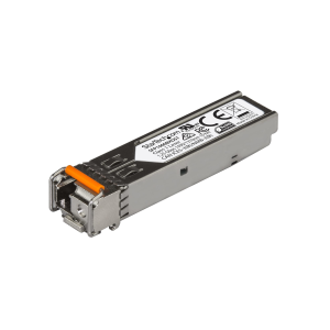 StarTech.com MSA Uncoded SFP Module, 1000BASE-BX, 1 Gigabit Ethernet Bi-Directional (BiDi) Fiber Single Strand SFP Transceiver (SMF), LC 10km , Mini GBIC Transceiver SFP Module, Downstream - Lifetime Warranty (SFP1000BXDST) - Modulo transceiver SFP (