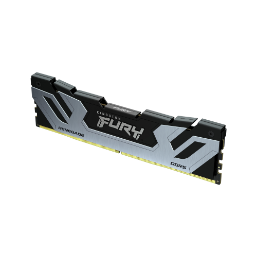 Kingston FURY Renegade - DDR5 - kit - 48 GB: 2 x 24 GB - DIMM 288-PIN - 4200 MHz / PC5-67200 - CL40 - 1.45 V - senza buffer - on-die ECC - nero, argento