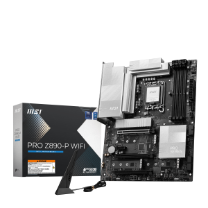 MSI MB PRO Z890-P WIFI, Z890,LGA1851,4DDR5,3PCI-EX16,1PCI-EX1,4M.2 ,1USB4, 1USB3.2 GEN2 X2, 2USB
