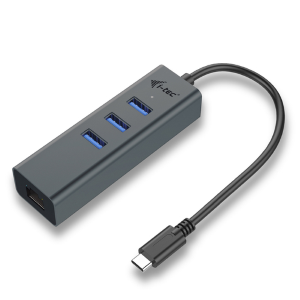 I-TEC USB-C METAL HUB 3 PORT + GIGABIT ETHERNET
