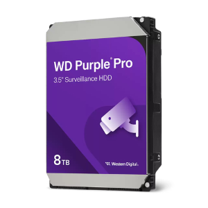 Western Digital WD Purple Pro WD8002PURP - HDD - 8 TB - sorveglianza, video smart - interno - 3.5" - SATA 6Gb/s - 7200 rpm - buffer: 256 MB