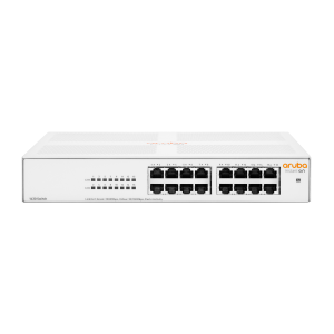 HEWLETT PACKARD ENTERPRISE HPE Networking Instant On 1430 16G Switch - Switch - unmanaged - 16 x 10/100/1000 - desktop, montabile su rack, montaggio a parete - BTO