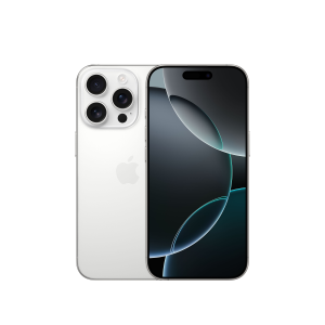 Apple iPhone 16 Pro - 5G smartphone - dual SIM /Memoria Interna 1 TB - display OLED - 6.3" - 2622 x 1206 pixel (120 Hz) - 3 x fotocamere posteriori 48 MP, 48 MP, 12 MP - front camera 12 MP - bianco titanio